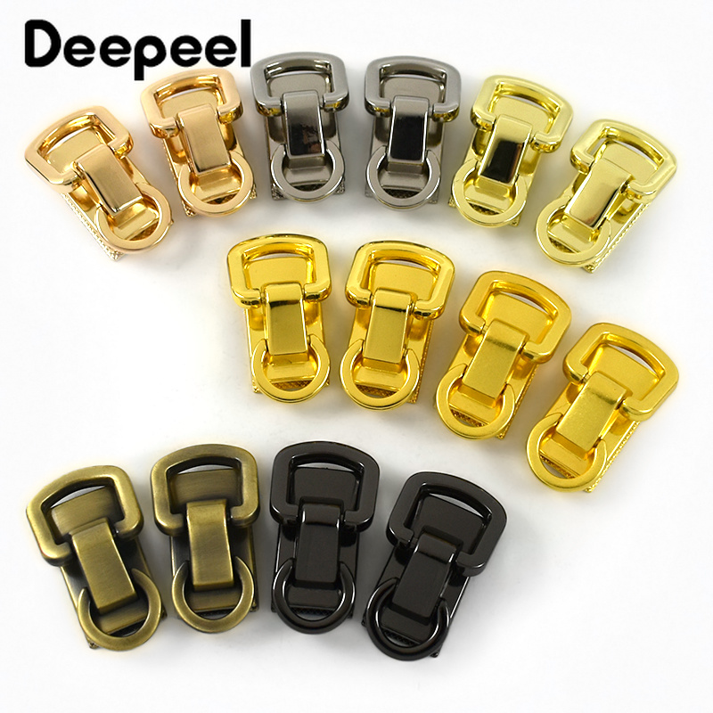 D Ring Strap - 2/5 Stück 34mm Metall-Seitenclip-Schnallen für Handtaschenketten,