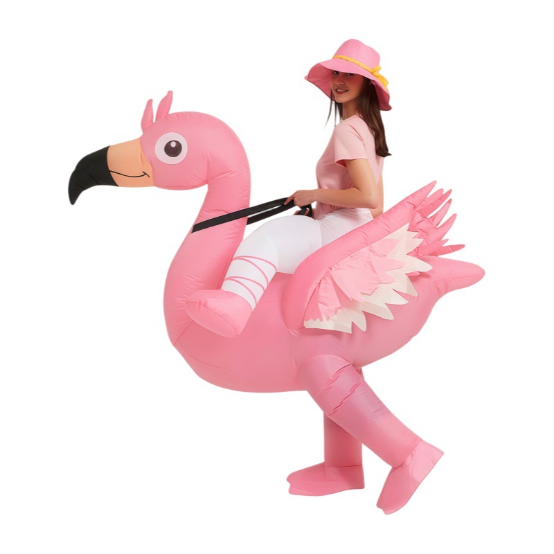 Rosa Flamingo Aufblasbare Kost – Cosplay Prop Bewertung und Preis